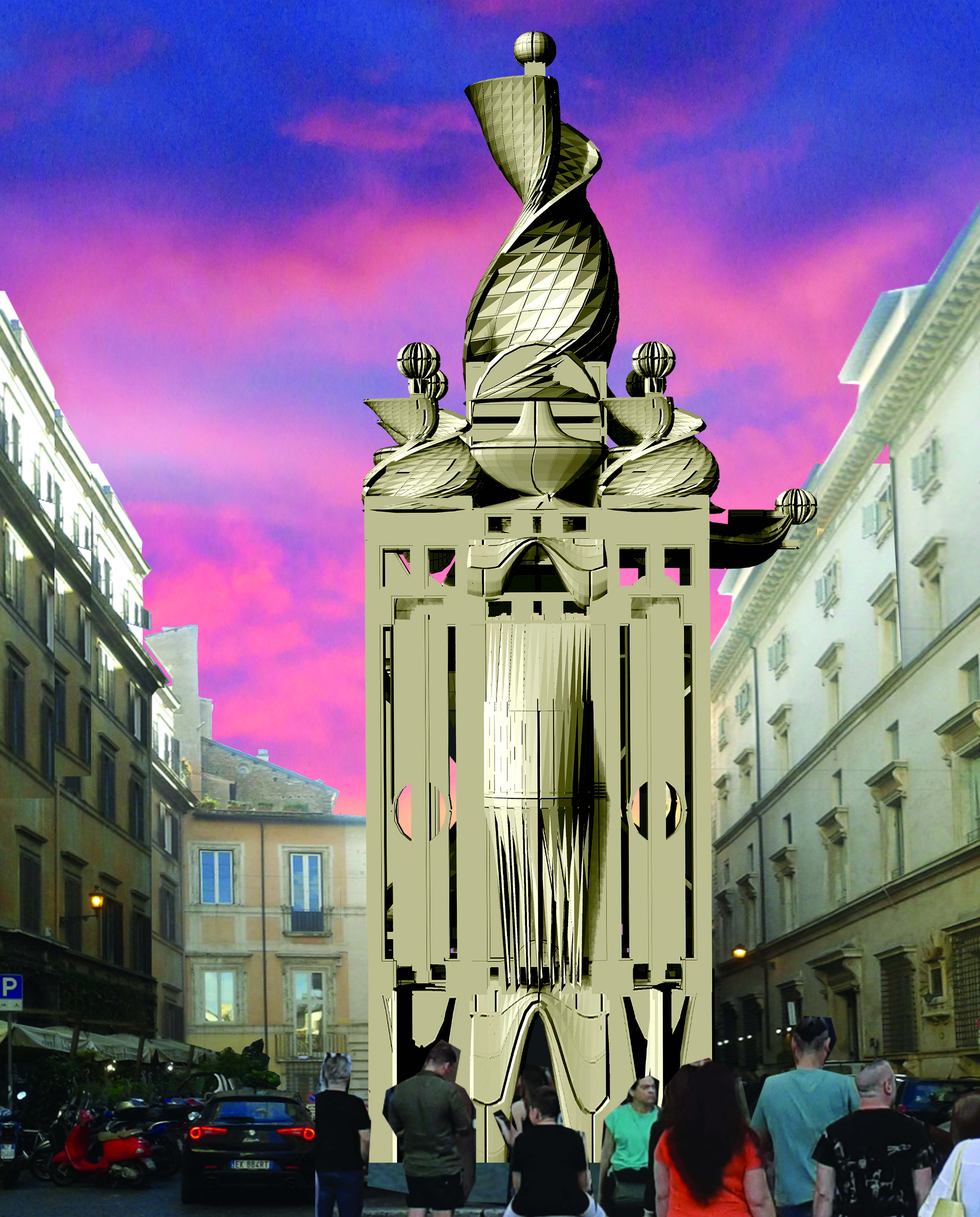 generative baroque architecture Roma